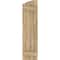 Ekena Millwork Americraft 4-Board (2 Batten) Wood Joined Board-n-Batten Shutters w/Ellipt Top, ARW101BE414X77UNH, PR ARW101BE414X77UNH - alternate 3